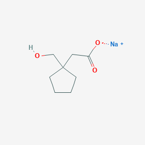 Sodium 2-[1-(hydroxymethyl)cyclopentyl]acetate