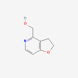 molecular formula C8H9NO2 B2847724 (2,3-二氢呋喃[3,2-c]吡啶-4-基)甲醇 CAS No. 1251761-34-8