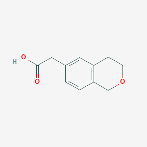 2-(3,4-Dihydro-1H-2-benzopyran-6-YL)acetic acid