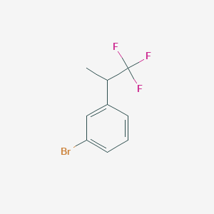 molecular formula C9H8BrF3 B2847759 1-Bromo-3-(1,1,1-trifluoropropan-2-yl)benzene CAS No. 1535337-67-7