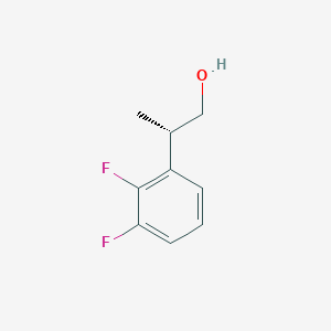 molecular formula C9H10F2O B2847796 (2S)-2-(2,3-Difluorophenyl)propan-1-ol CAS No. 2248185-20-6