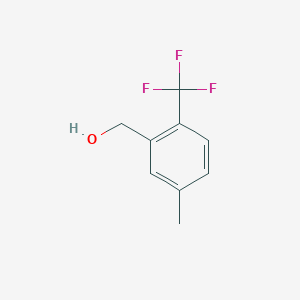 molecular formula C9H9F3O B2847822 5-Methyl-2-(trifluoromethyl)benzyl alcohol CAS No. 886502-81-4