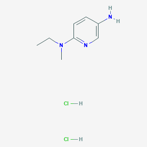 molecular formula C8H15Cl2N3 B2847853 N2-Ethyl-N2-methylpyridine-2,5-diamine dihydrochloride CAS No. 1707367-71-2