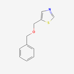 molecular formula C11H11NOS B2847868 5-[(Benzyloxy)methyl]-1,3-thiazole CAS No. 477846-06-3