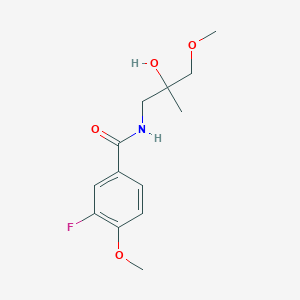 3-fluoro-N-(2-hydroxy-3-methoxy-2-methylpropyl)-4-methoxybenzamide