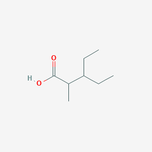 molecular formula C8H16O2 B2847899 3-Ethyl-2-methylpentanoic acid CAS No. 600716-77-6