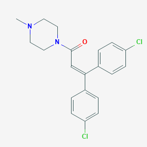 B028479 1-[3,3-Bis(4-chlorophenyl)acryloyl]-4-methylpiperazine CAS No. 19618-30-5