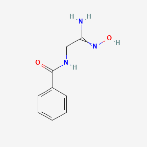 molecular formula C9H11N3O2 B2847902 N-(2-氨基-2-羟基亚乙基)苯甲酰胺 CAS No. 949873-85-2