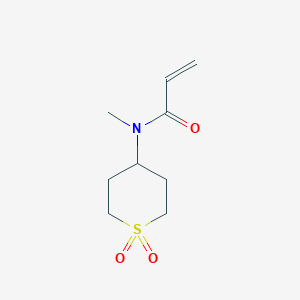 N-(1,1-dioxo-1lambda6-thian-4-yl)-N-methylprop-2-enamide