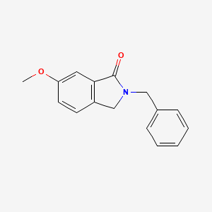 molecular formula C16H15NO2 B2847948 2-Benzyl-6-methoxyisoindolin-1-one CAS No. 1646146-99-7