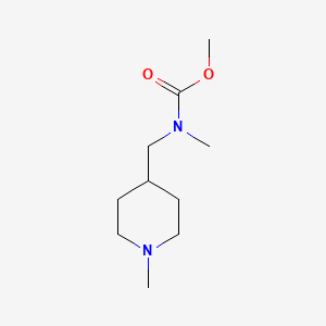 Methyl N-methyl-N-[(1-methylpiperidin-4-yl)methyl]carbamate