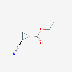 (1R,2R)-rel-Ethyl 2-cyanocyclopropanecarboxylate