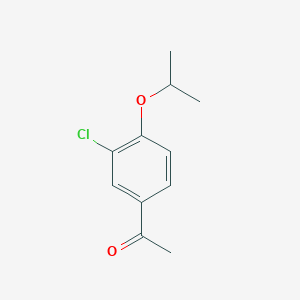 1-(3-Chloro-4-propan-2-yloxyphenyl)ethanone