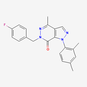 1-(2,4-dimethylphenyl)-6-(4-fluorobenzyl)-4-methyl-1H-pyrazolo[3,4-d]pyridazin-7(6H)-one