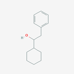 molecular formula C14H20O B2848054 1-Cyclohexyl-2-phenylethan-1-ol CAS No. 6006-68-4