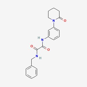 N1-benzyl-N2-(3-(2-oxopiperidin-1-yl)phenyl)oxalamide