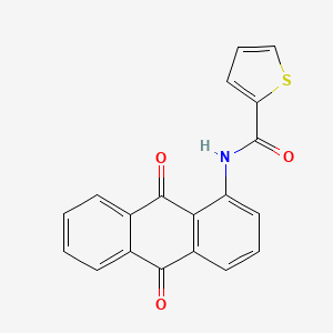 N-(9,10-dioxo-9,10-dihydroanthracen-1-yl)thiophene-2-carboxamide