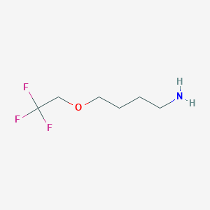 molecular formula C6H12F3NO B2848140 4-(2,2,2-Trifluoroethoxy)butan-1-amine CAS No. 1016719-02-0