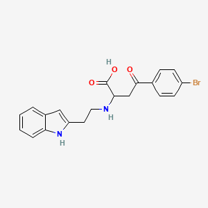 4-(4-bromophenyl)-2-{[2-(1H-indol-2-yl)ethyl]amino}-4-oxobutanoic acid