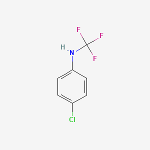 molecular formula C7H5ClF3N B2848164 4-chloro-N-(trifluoromethyl)aniline CAS No. 1682-38-8