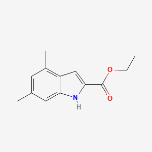 molecular formula C13H15NO2 B2848176 ethyl 4,6-dimethyl-1H-indole-2-carboxylate CAS No. 95264-40-7