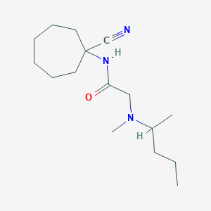 N-(1-cyanocycloheptyl)-2-[methyl(pentan-2-yl)amino]acetamide
