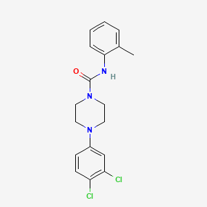 4-(3,4-dichlorophenyl)-N-(2-methylphenyl)piperazine-1-carboxamide