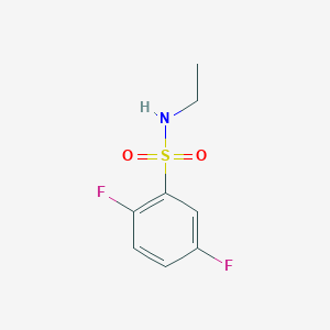 molecular formula C8H9F2NO2S B2848205 N-ethyl-2,5-difluorobenzene-1-sulfonamide CAS No. 898074-77-6