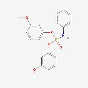 molecular formula C20H20NO5P B284821 N-bis(3-methoxyphenoxy)phosphorylaniline 