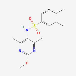 N-(2-methoxy-4,6-dimethylpyrimidin-5-yl)-3,4-dimethylbenzenesulfonamide