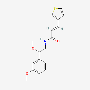 (E)-N-(2-methoxy-2-(3-methoxyphenyl)ethyl)-3-(thiophen-3-yl)acrylamide