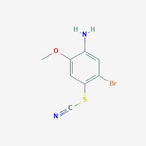 (4-Amino-2-bromo-5-methoxyphenyl) thiocyanate