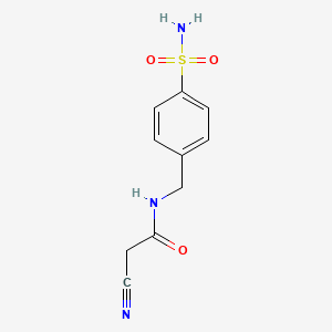 N-[4-(aminosulfonyl)benzyl]-2-cyanoacetamide