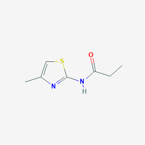 molecular formula C7H10N2OS B2848270 N-(4-甲基-1,3-噻唑-2-基)丙酰胺 CAS No. 13808-59-8