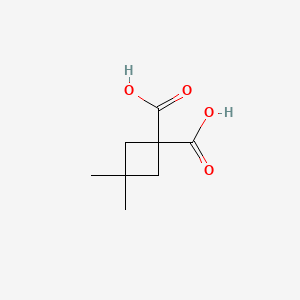 B2848281 3,3-Dimethylcyclobutane-1,1-dicarboxylic acid CAS No. 231303-93-8