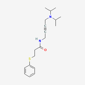 N-(4-(diisopropylamino)but-2-yn-1-yl)-3-(phenylthio)propanamide
