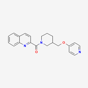 [3-(Pyridin-4-yloxymethyl)piperidin-1-yl]-quinolin-2-ylmethanone