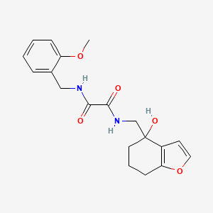 N1-((4-hydroxy-4,5,6,7-tetrahydrobenzofuran-4-yl)methyl)-N2-(2-methoxybenzyl)oxalamide