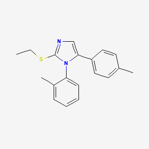 2-(ethylthio)-1-(o-tolyl)-5-(p-tolyl)-1H-imidazole