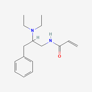 molecular formula C16H24N2O B2848347 N-[2-(diethylamino)-3-phenylpropyl]prop-2-enamide CAS No. 2094337-14-9