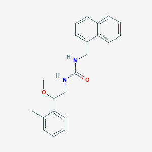 1-(2-Methoxy-2-(o-tolyl)ethyl)-3-(naphthalen-1-ylmethyl)urea