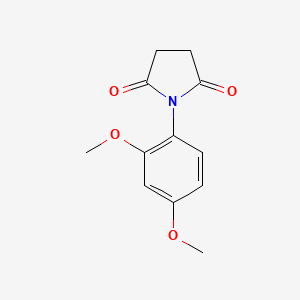 molecular formula C12H13NO4 B2848357 1-(2,4-Dimethoxyphenyl)pyrrolidine-2,5-dione CAS No. 882080-92-4