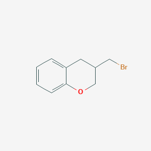 molecular formula C10H11BrO B2848371 3-(溴甲基)-3,4-二氢-2H-香豆素 CAS No. 1339658-58-0