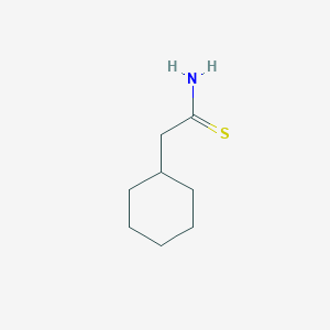 molecular formula C8H15NS B2848373 2-环己基乙硫酰胺 CAS No. 1016791-35-7