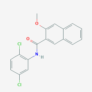 molecular formula C18H13Cl2NO2 B2848374 N-(2,5-dichlorophenyl)-3-methoxynaphthalene-2-carboxamide CAS No. 313237-31-9