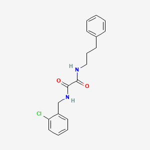 molecular formula C18H19ClN2O2 B2848383 N1-(2-chlorobenzyl)-N2-(3-phenylpropyl)oxalamide CAS No. 941963-62-8