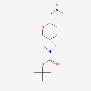 Tert-butyl 7-(aminomethyl)-6-oxa-2-azaspiro[3.5]nonane-2-carboxylate