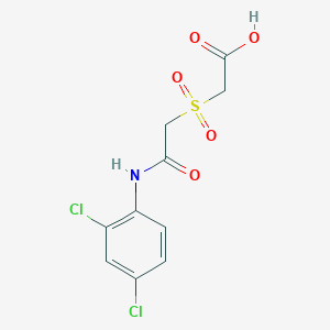 2-{[2-(2,4-Dichloroanilino)-2-oxoethyl]sulfonyl}acetic acid