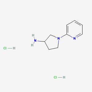1-(Pyridin-2-yl)pyrrolidin-3-amine dihydrochloride