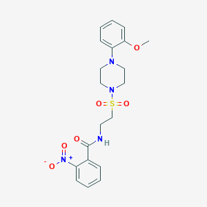 N-(2-((4-(2-methoxyphenyl)piperazin-1-yl)sulfonyl)ethyl)-2-nitrobenzamide
